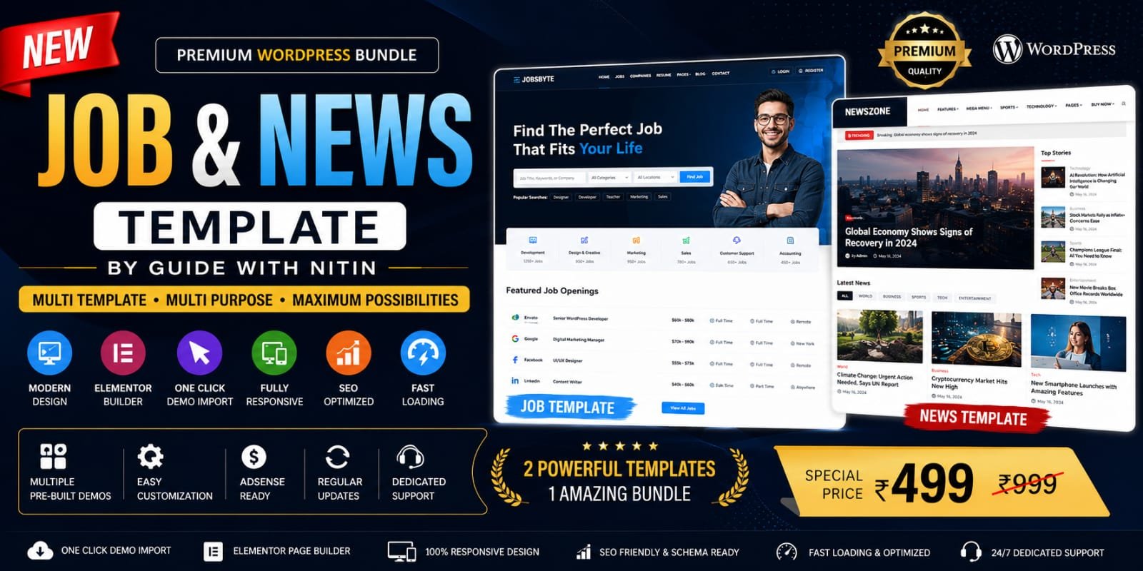 Job And News Templeate